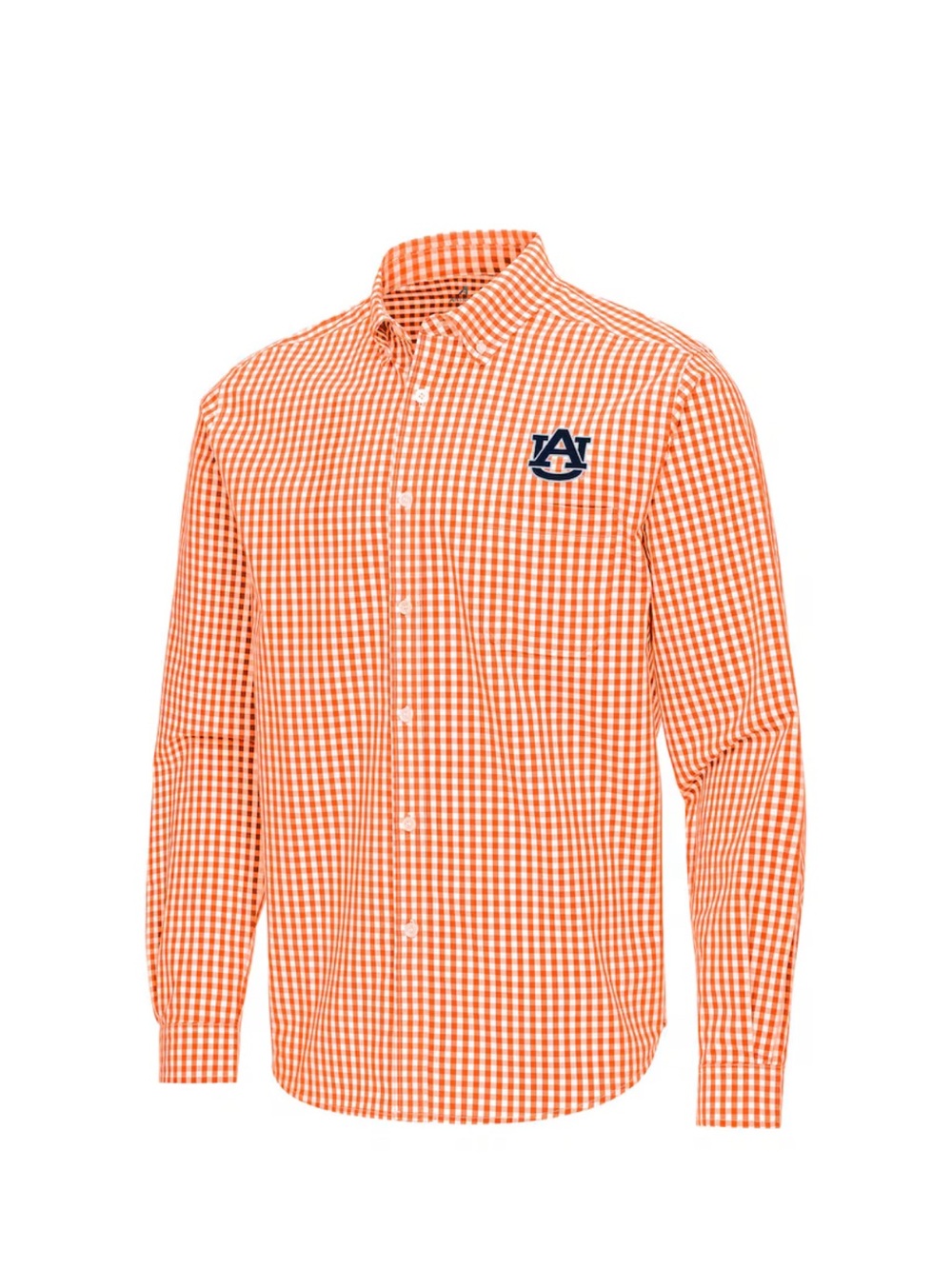 Antigua Auburn  Button-Down Shirt with AU Logo